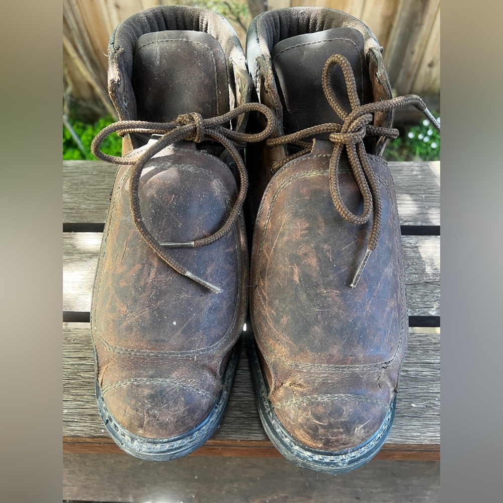 Red Wing Worx steel toe boots size 12w